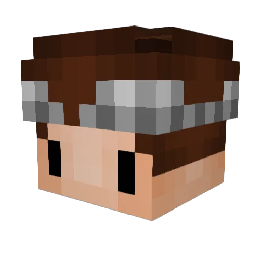 holykid Minecraft avatar head, 3D render