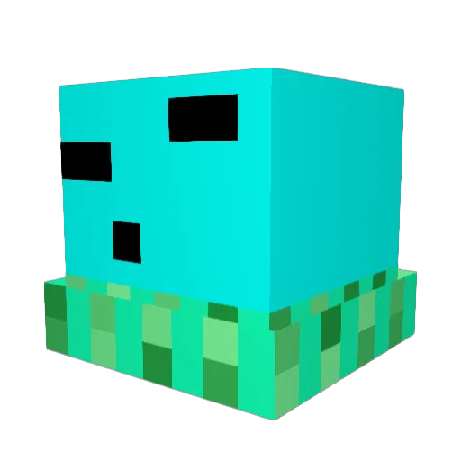holymolyland Minecraft avatar head, 3D render