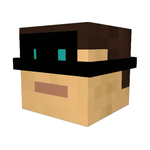 holypk888 Minecraft avatar head, 3D render
