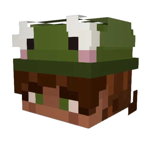 holypotato15 Minecraft avatar head, 3D render