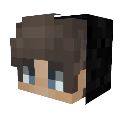 holyversekz Minecraft avatar head, 3D render
