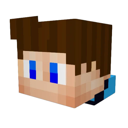 holzfaeller77 Minecraft avatar head, 3D render