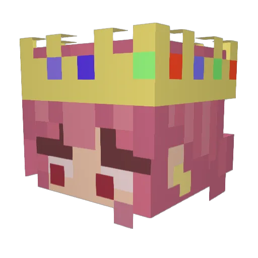 homang Minecraft avatar head, 3D render