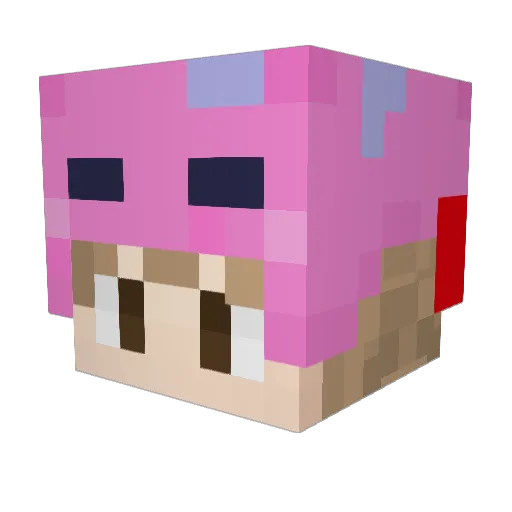 home1935 Minecraft avatar head, 3D render