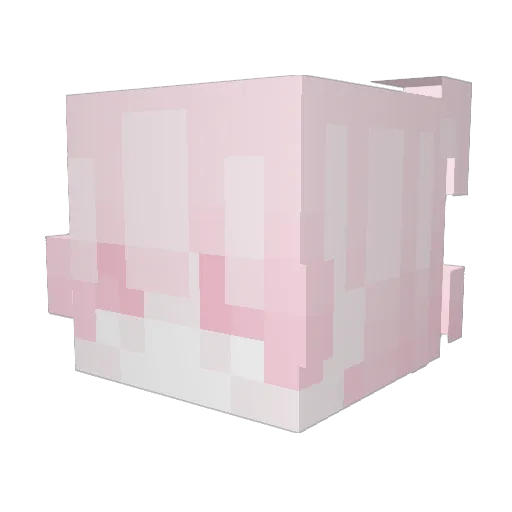 homeix Minecraft avatar head, 3D render