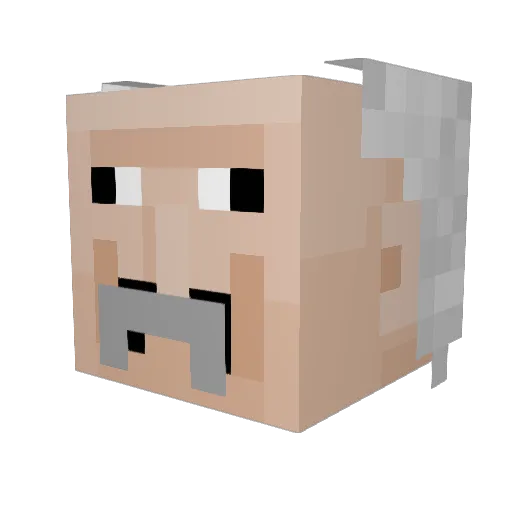 homestarguy Minecraft avatar head, 3D render