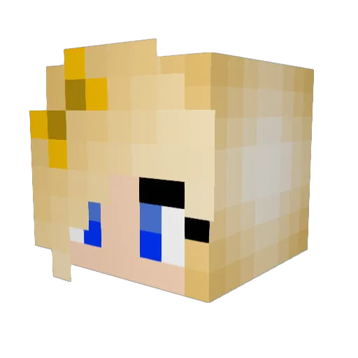 homi159 Minecraft avatar head, 3D render