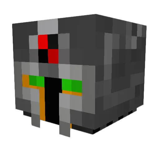 homi4real Minecraft avatar head, 3D render