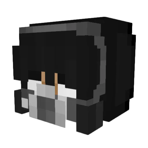 homoDave Minecraft avatar head, 3D render