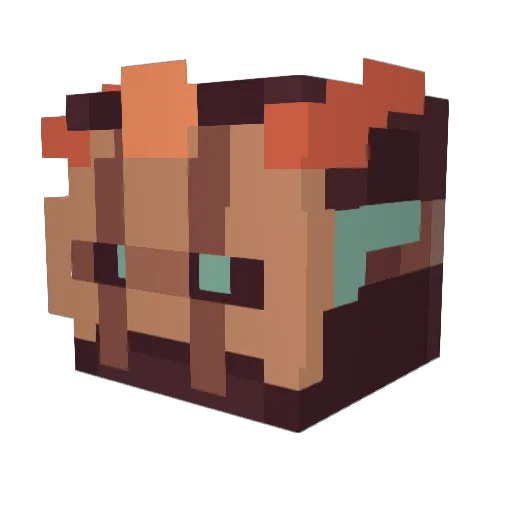 homo_rat Minecraft avatar head, 3D render