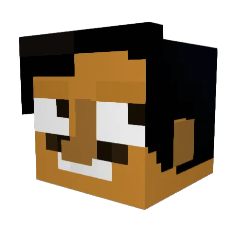homobasher69 Minecraft avatar head, 3D render