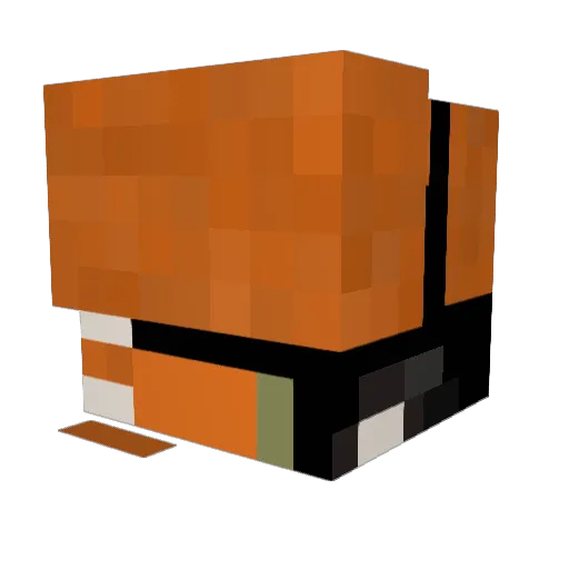 homowizard Minecraft avatar head, 3D render
