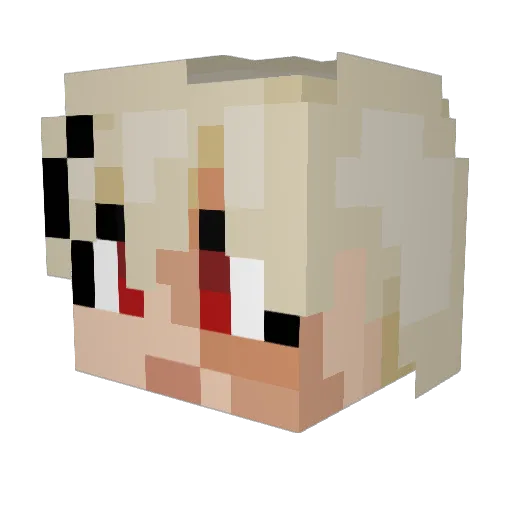 homranball Minecraft avatar head, 3D render