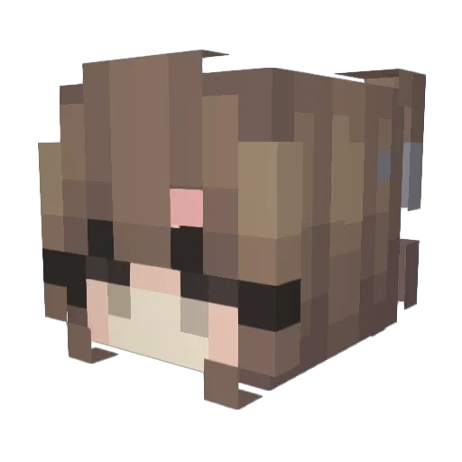 honajjang Minecraft avatar head, 3D render