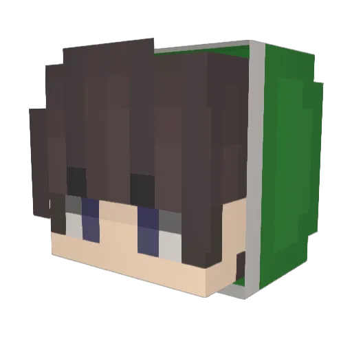 honaldo_7 Minecraft avatar head, 3D render