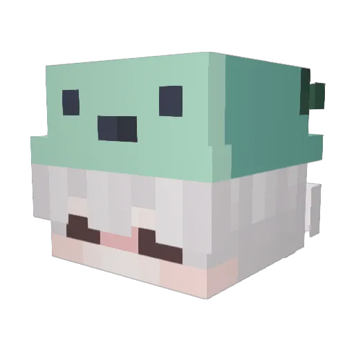 hone0217 Minecraft avatar head, 3D render