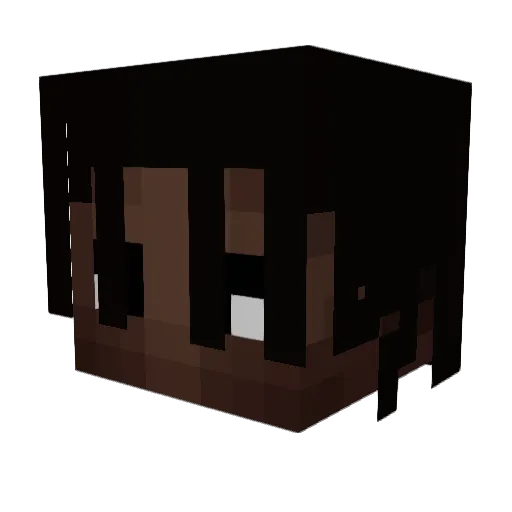 honedmindset Minecraft avatar head, 3D render