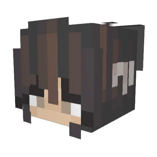 honey_mayday Minecraft avatar head, 3D render