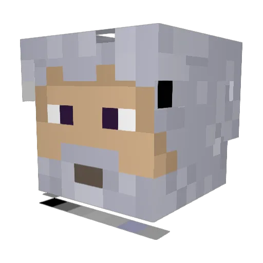 honeymonster12 Minecraft avatar head, 3D render