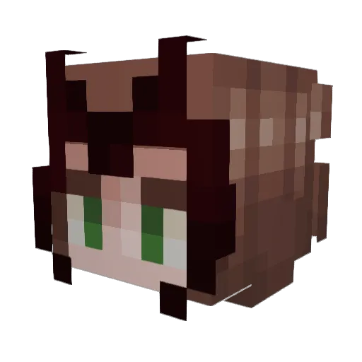 honeymonster567 Minecraft avatar head, 3D render