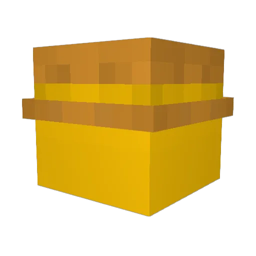 honeypack Minecraft avatar head, 3D render
