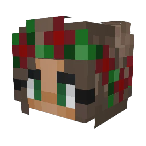 honeyrose28 Minecraft avatar head, 3D render