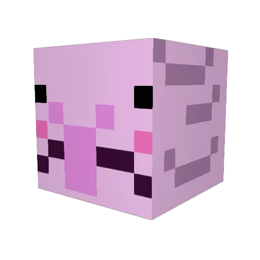 honganton Minecraft avatar head, 3D render