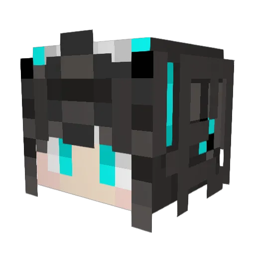 hongxin6 Minecraft avatar head, 3D render