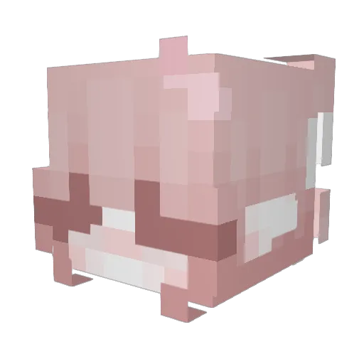 honis Minecraft avatar head, 3D render