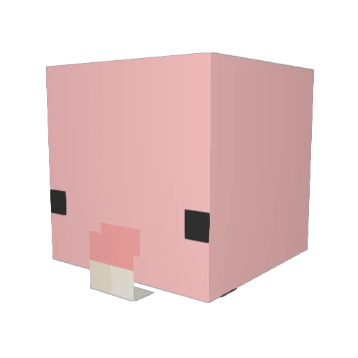 honkity_ Minecraft avatar head, 3D render