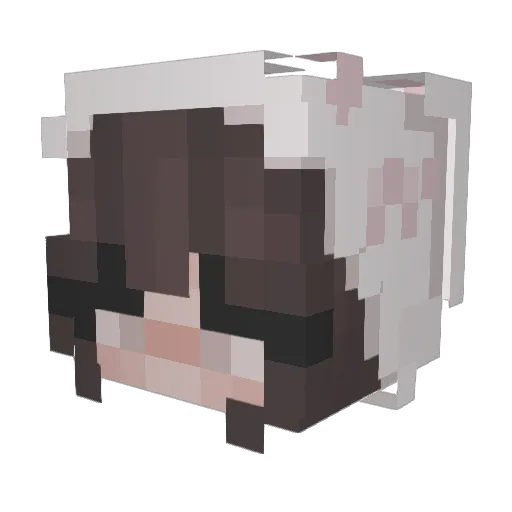 honkliaa Minecraft avatar head, 3D render