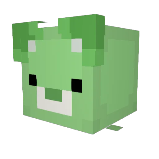 honkwren Minecraft avatar head, 3D render