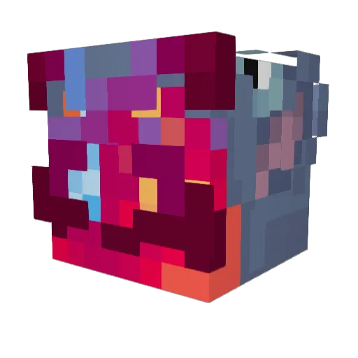 honkzy Minecraft avatar head, 3D render