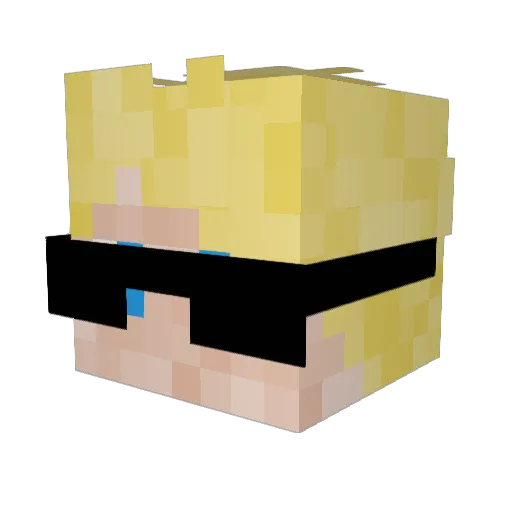 honningsvaag Minecraft avatar head, 3D render