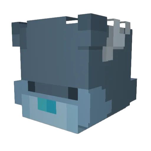 honorroll Minecraft avatar head, 3D render