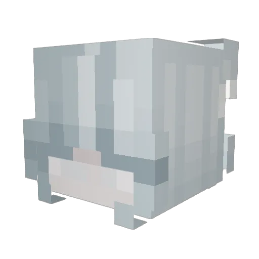 hontano Minecraft avatar head, 3D render