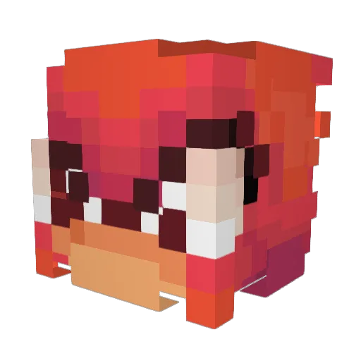 honzik2607 Minecraft avatar head, 3D render