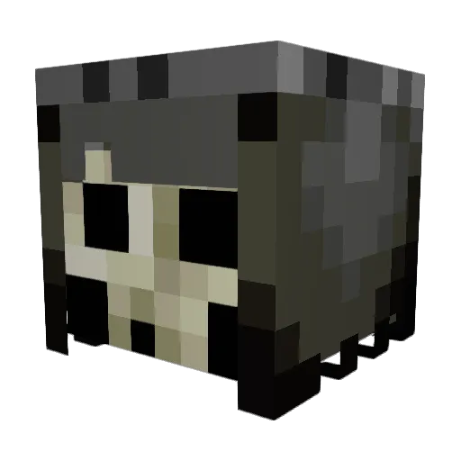hoodrat55 Minecraft avatar head, 3D render