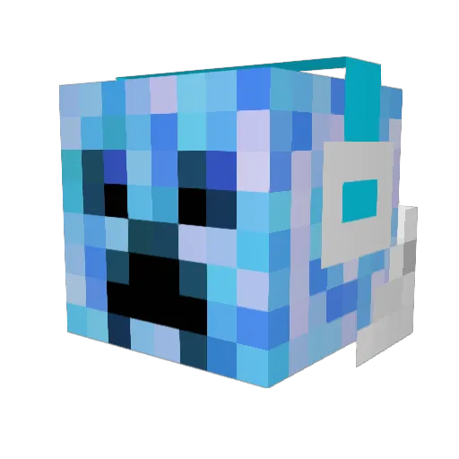 hoodsie21 Minecraft avatar head, 3D render