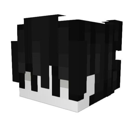 hoodzinho Minecraft avatar head, 3D render