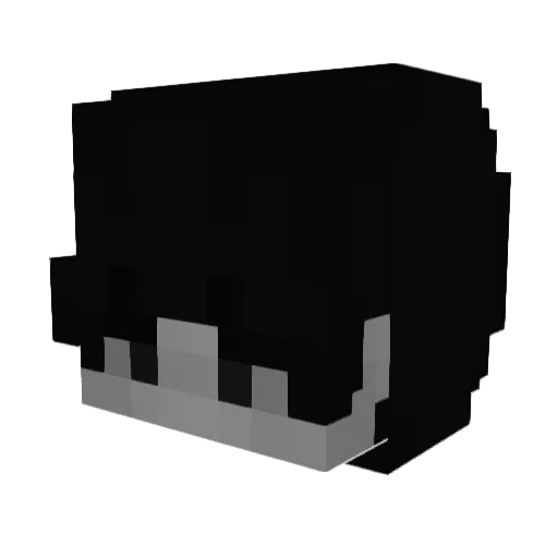 hoonnn Minecraft avatar head, 3D render