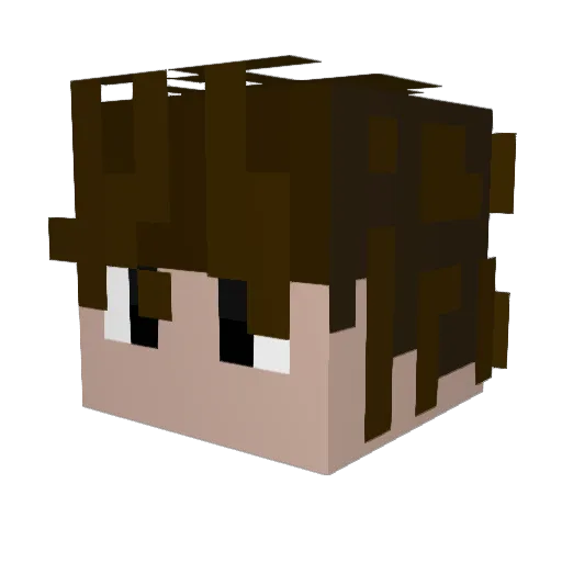 hooolzy Minecraft avatar head, 3D render