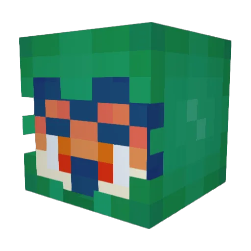 hoot_hoot07 Minecraft avatar head, 3D render