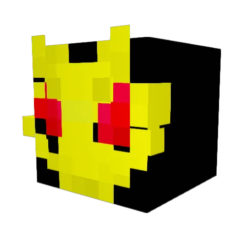 hooto297 Minecraft avatar head, 3D render