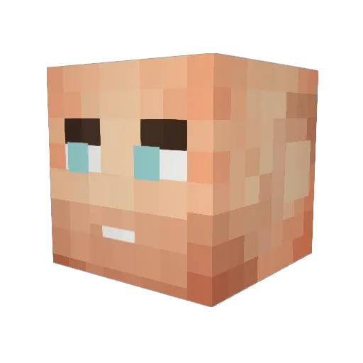 hoovy02 Minecraft avatar head, 3D render
