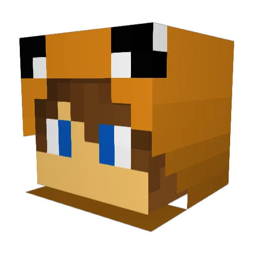 hope05 Minecraft avatar head, 3D render