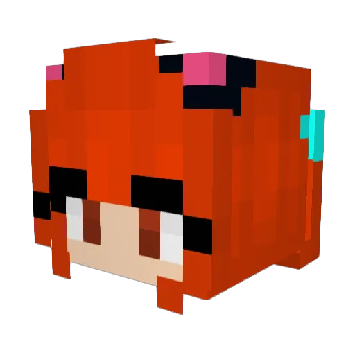 hopehendricks Minecraft avatar head, 3D render
