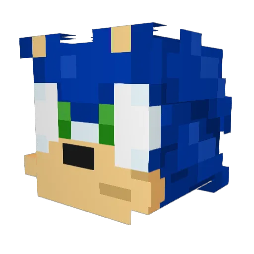hopingkid Minecraft avatar head, 3D render