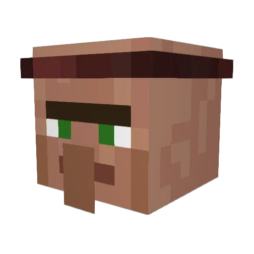 hopper3678 Minecraft avatar head, 3D render
