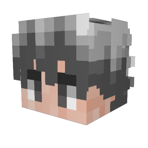 horam777 Minecraft avatar head, 3D render